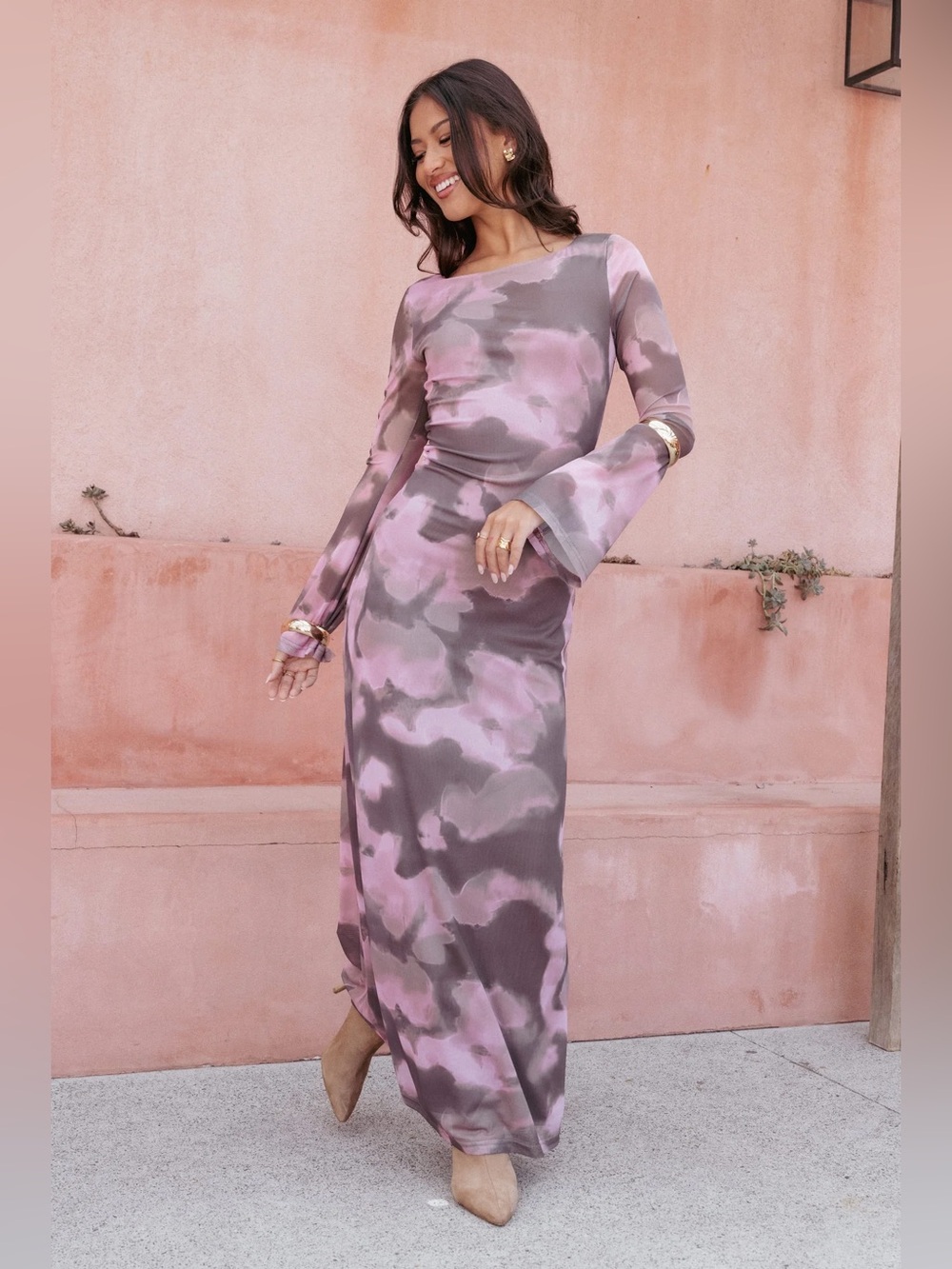 Petal & Pup ‘Pandora’ Long Sleeve Maxi Dress